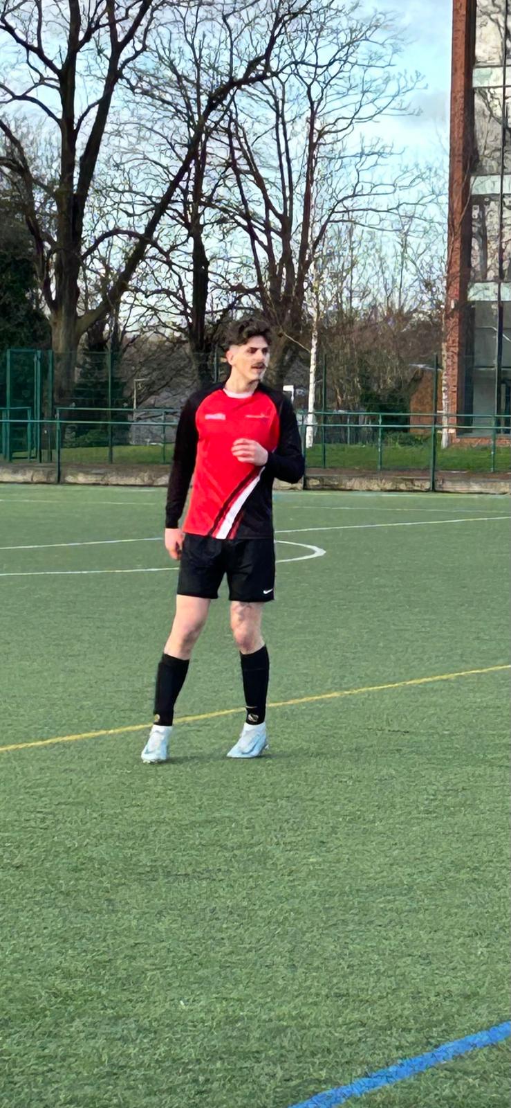 Chris in Chester University Kit